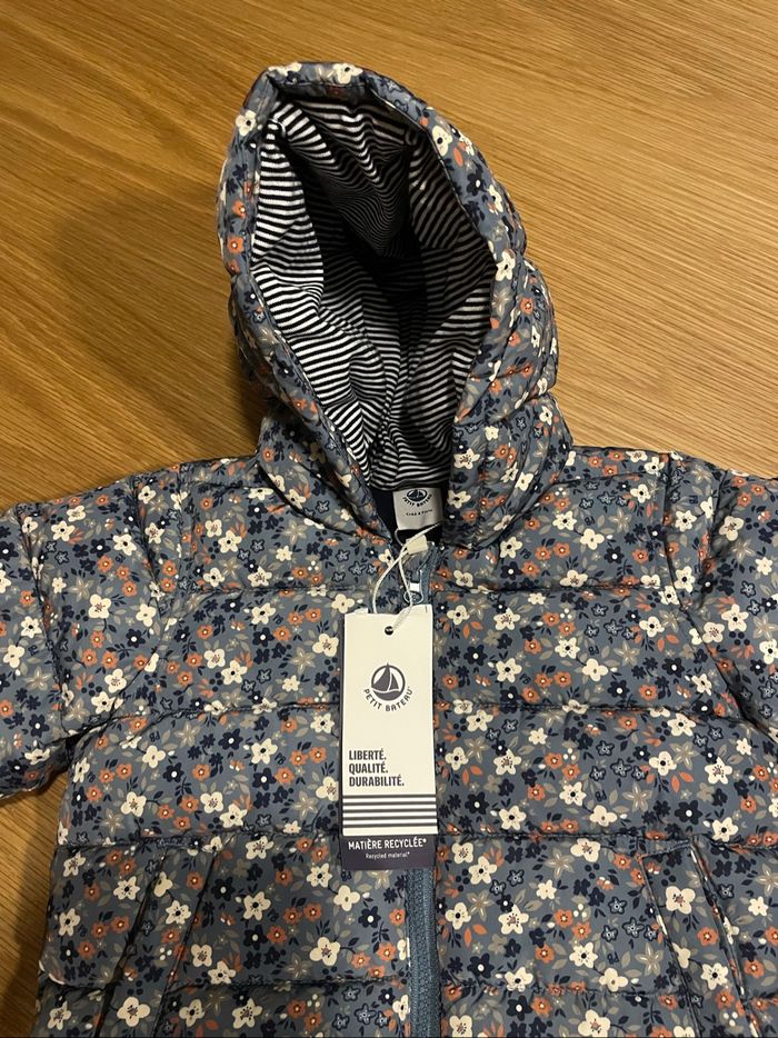 Doudoune petit bateau - 6 mois - nouvelle collection - photo numéro 3