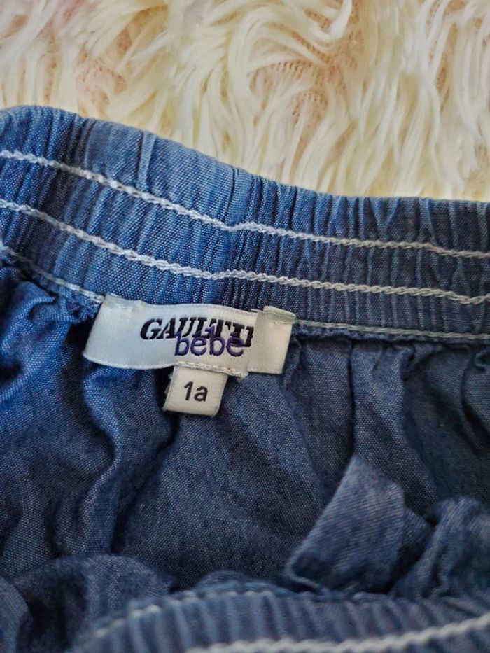 🌴 Pantalon jean sarouel marque jean Paul Gaultier - photo numéro 3