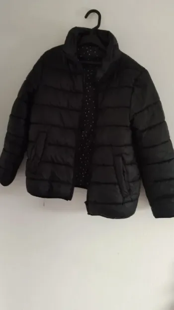 doudoune mi saison noire tissaia fille 12 ans