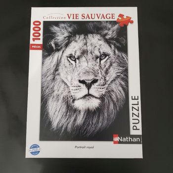 🧩 Puzzle lion 1000 pièces – Complet – Trié – Très bon état 🦁