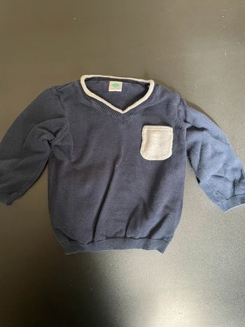 Pull col V - Tex - 9 mois