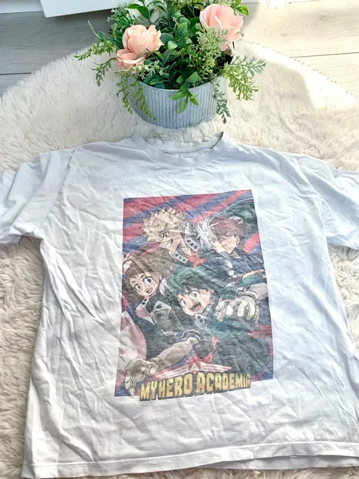 Lot de 4 t shirt Anime pour fille - photo numéro 4