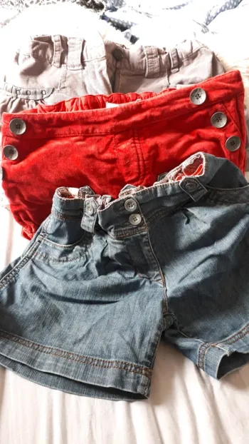 Lot de 3 shorts