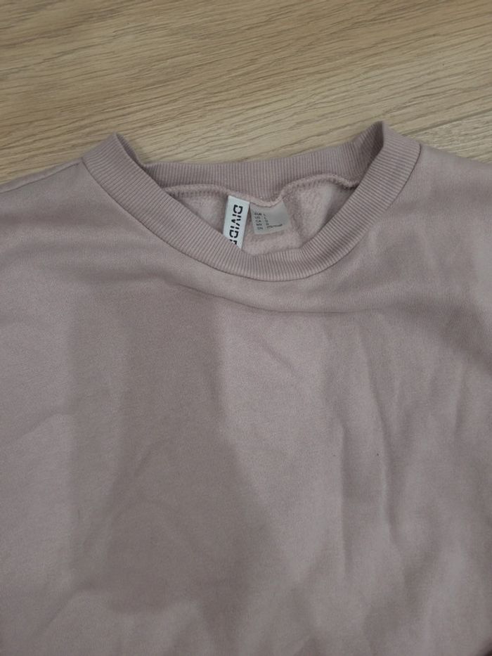 Sweat h&m rose pâle - photo numéro 2