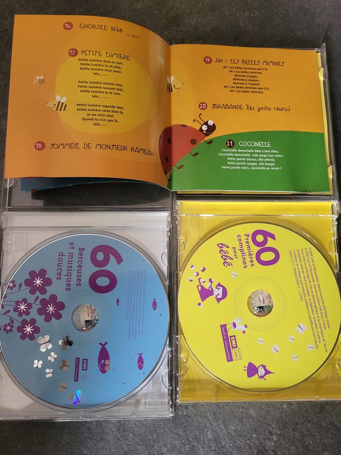 2 CD Berceuses / comptines - photo numéro 5