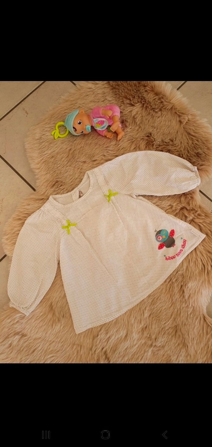 Tunique blanche orchestra 18 mois