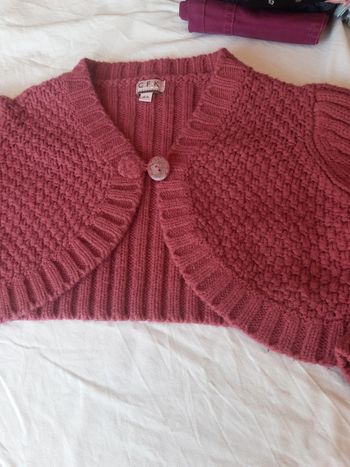 Gilet boléro 8ans fille