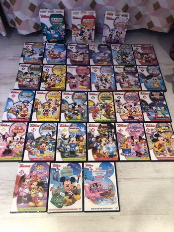 Lot de 27 dvd collection la maison de Mickey