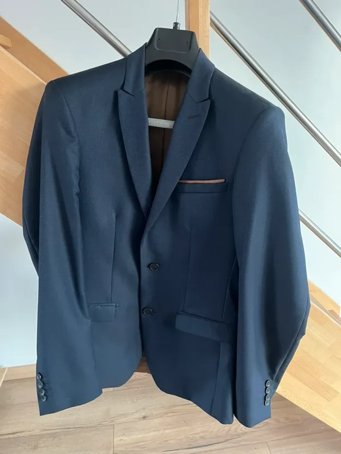 Veste de costume bleu marine