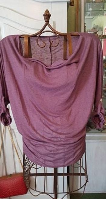 Blouse 3/4 violet