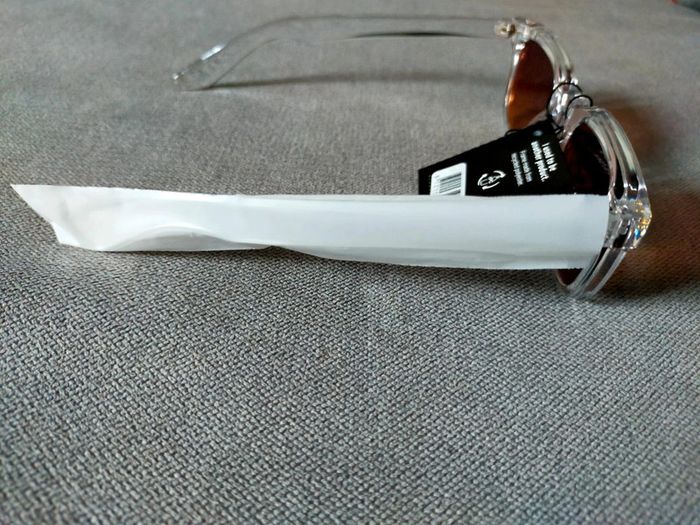 Lunettes de soleil transparentes mixte – verres orange UV400 - photo numéro 4