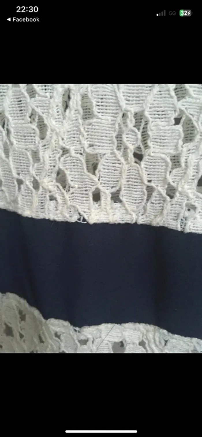 Superbe blouse en dentelle en 40 de chez La Redoute excellent état - photo numéro 5