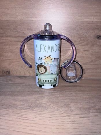 Tasse d’apprentissage/biberon personnalisé