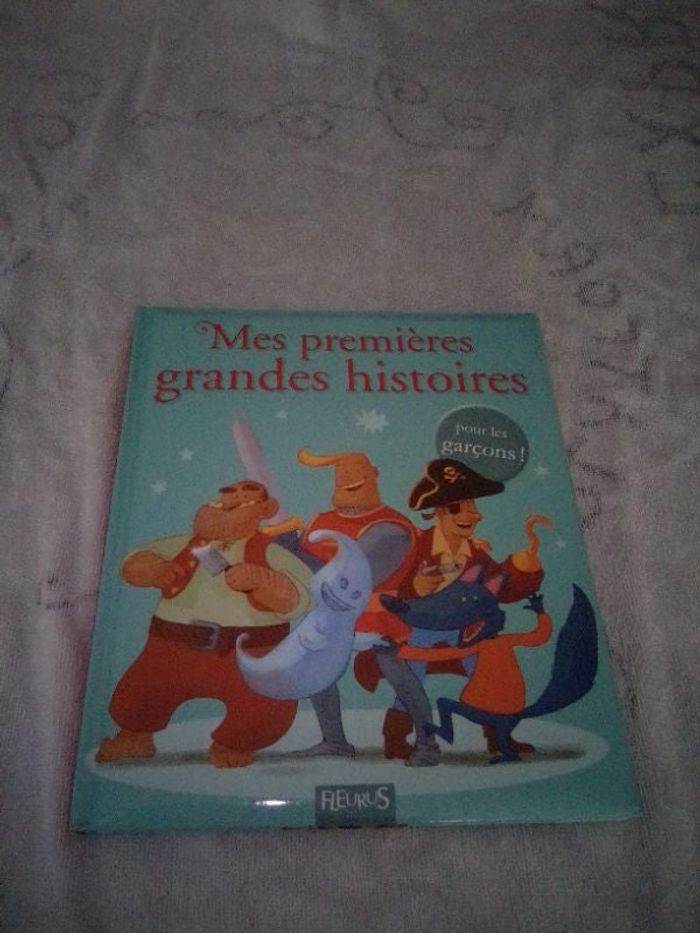 Livre Mes premières grandes histoires pour les garçons ! Fleurus