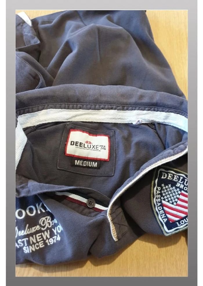 Polo homme Deeluxe 74 M gris - photo numéro 4