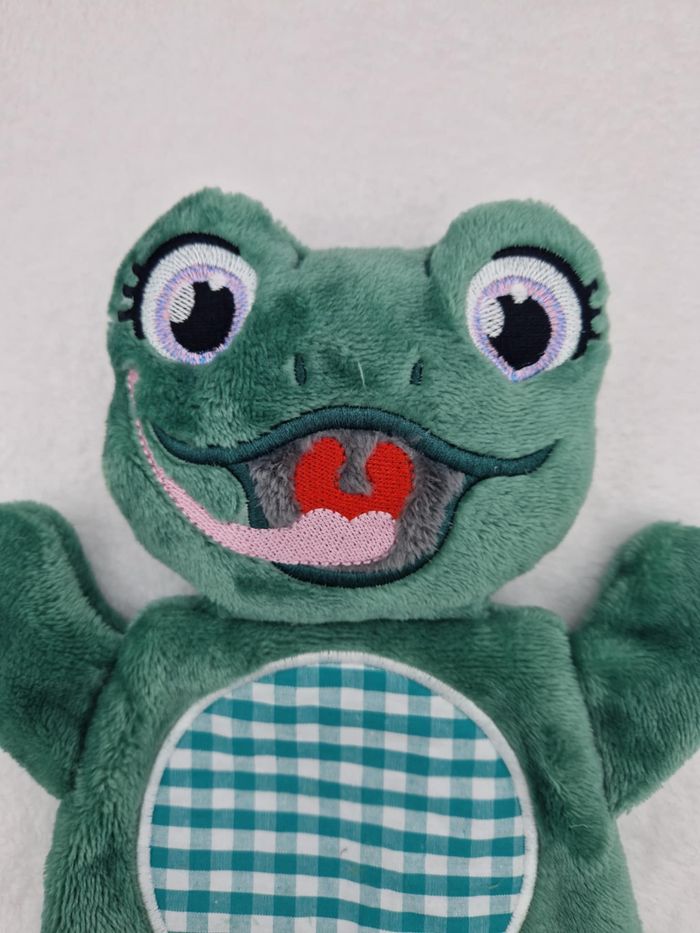 Joli doudou plat Grenouille - photo numéro 3