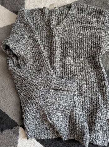 Pull jersey côtelé