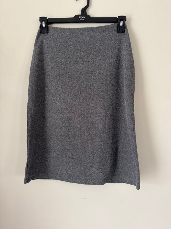 👗 jupe taille haute - grise - femme - taille 46/48- neuf - je ne sais quoi