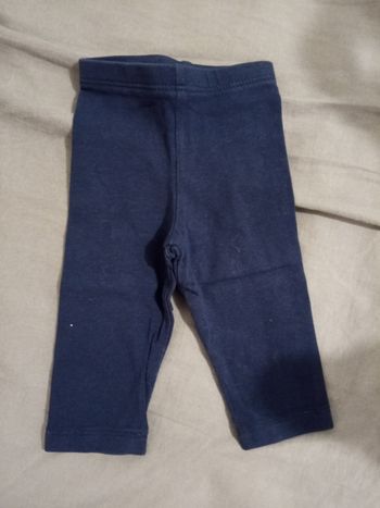 Legging bleu _ 3 mois