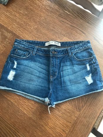 Short en jean été femme