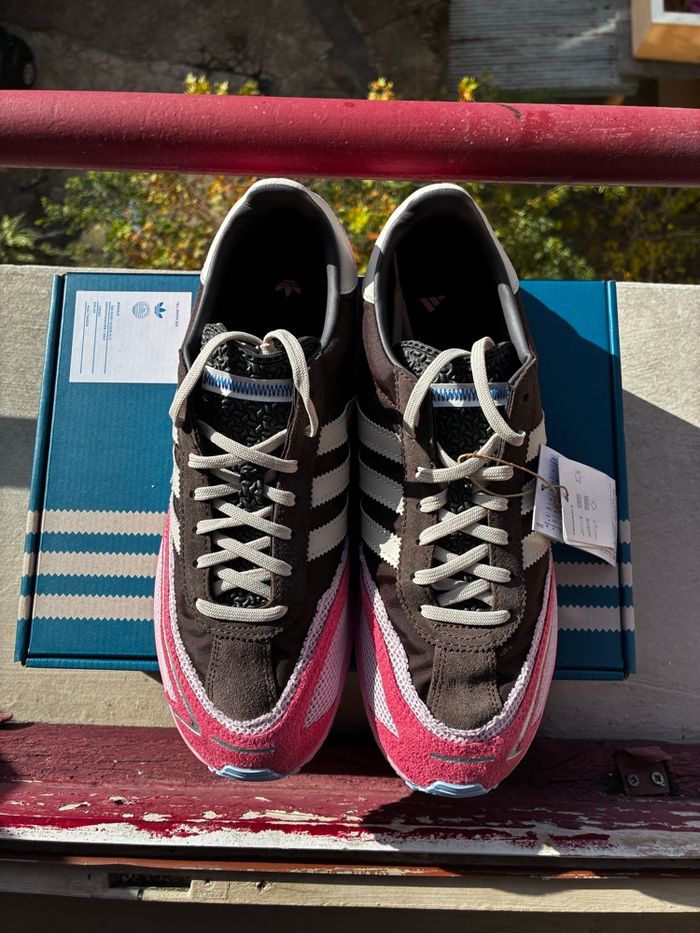 Adidas x Bad Bunny Adizero SL 72 Brown/Clear Pink/Hazy Rose - Taille 44 2/3 - Neuves - photo numéro 8