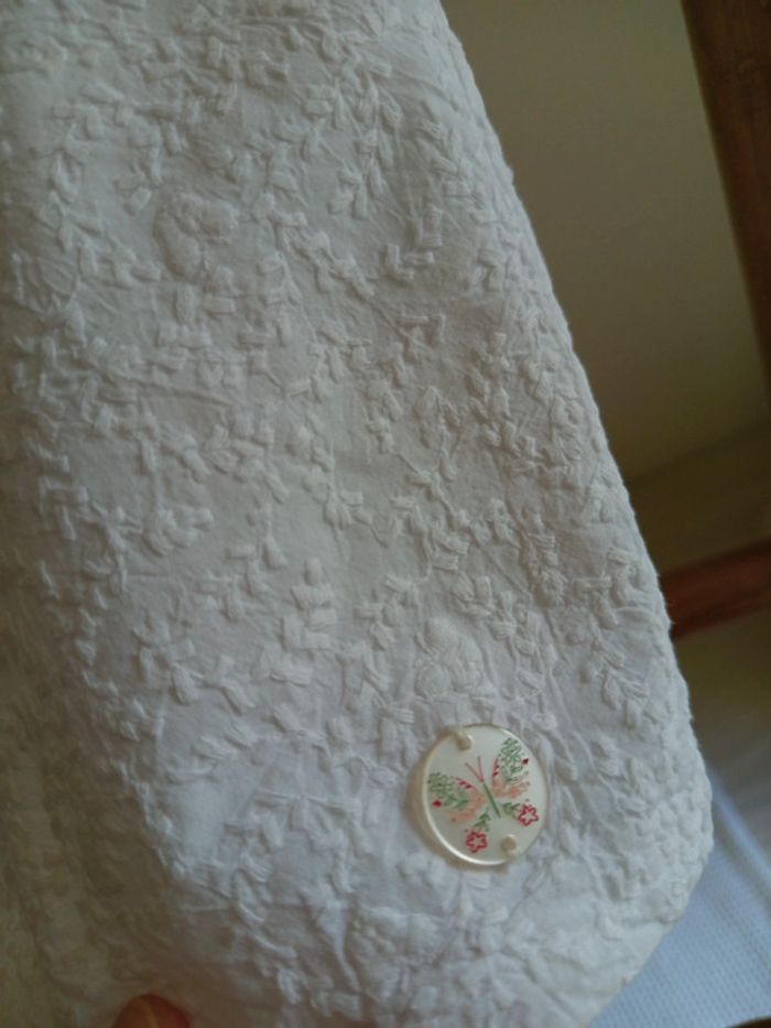 Blouse blanche boutons papillons Sergent Major 7 ans - photo numéro 2