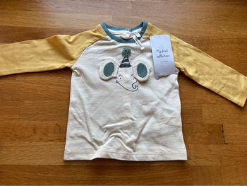 T-shirt ML orchestra 3 mois garçon neuf