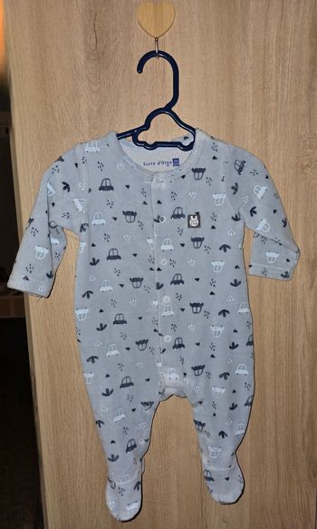 Pyjama bleu motif voitures