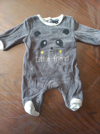 Pyjama panda 1 mois kiabi
