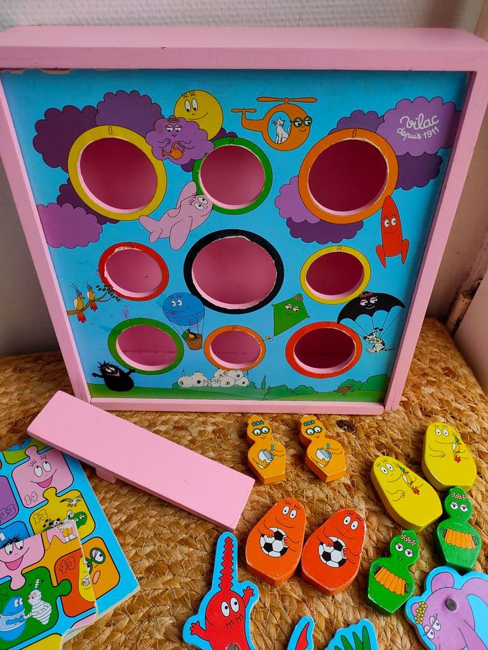 Coffret jeux en bois Barbapapa - photo numéro 7