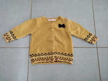 Gilet moutarde Gémo T.12 M