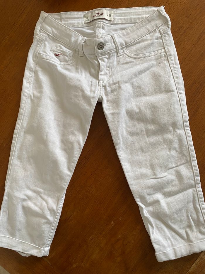 Pantacourt hollister blanc