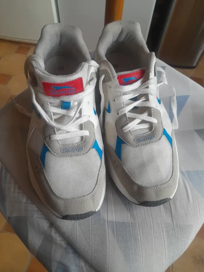 Baskets homme multicolores à lacets – Slazenger blanc chine 44