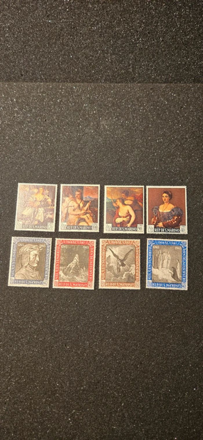 Lot de timbres anciens