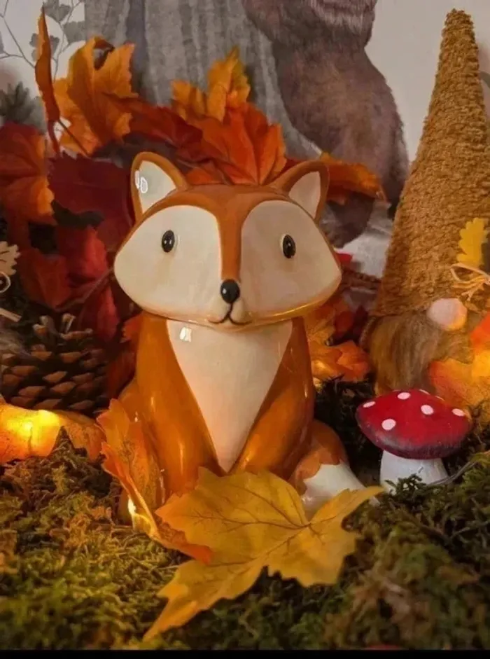 Vends joli brûleur d'huile en forme de renard - NEUF