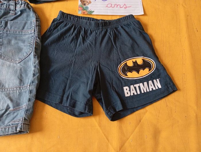 Lot Printemps été 3 shorts bleu 6 ans pour garçon - photo numéro 5