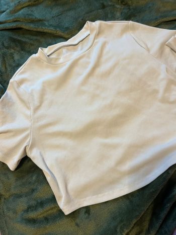 Croc top simple blanc