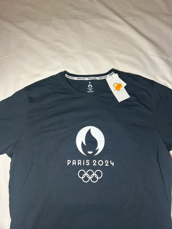 T-shirt noir jeux olympiques Paris 2024 - photo numéro 2