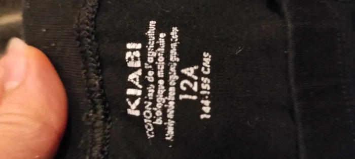 Legging noir basic Kiabi fille 12 ans - photo numéro 2