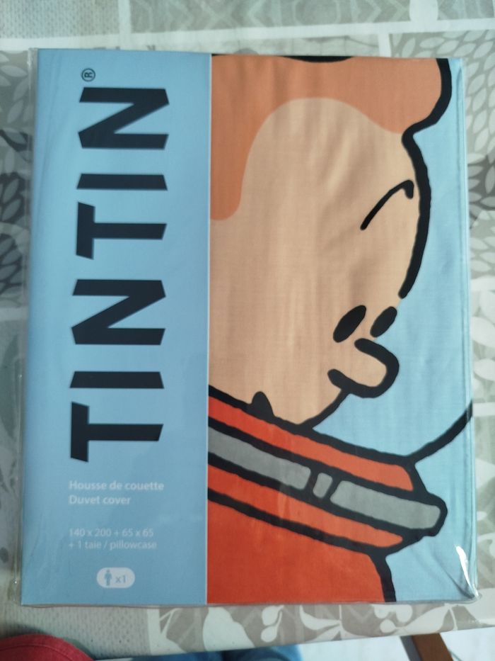 Parure housse de couette Tintin Scaphandre