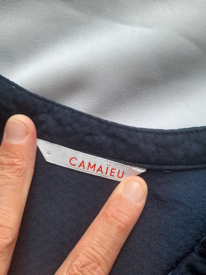 Tee shirt sans manches Marine Taille M - photo numéro 3