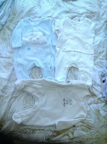 Lot 3 pyjama naissance