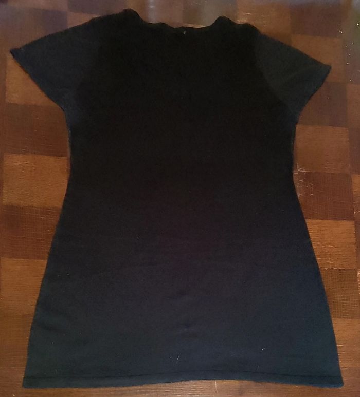 Robe pull manche courte noir. - photo numéro 5