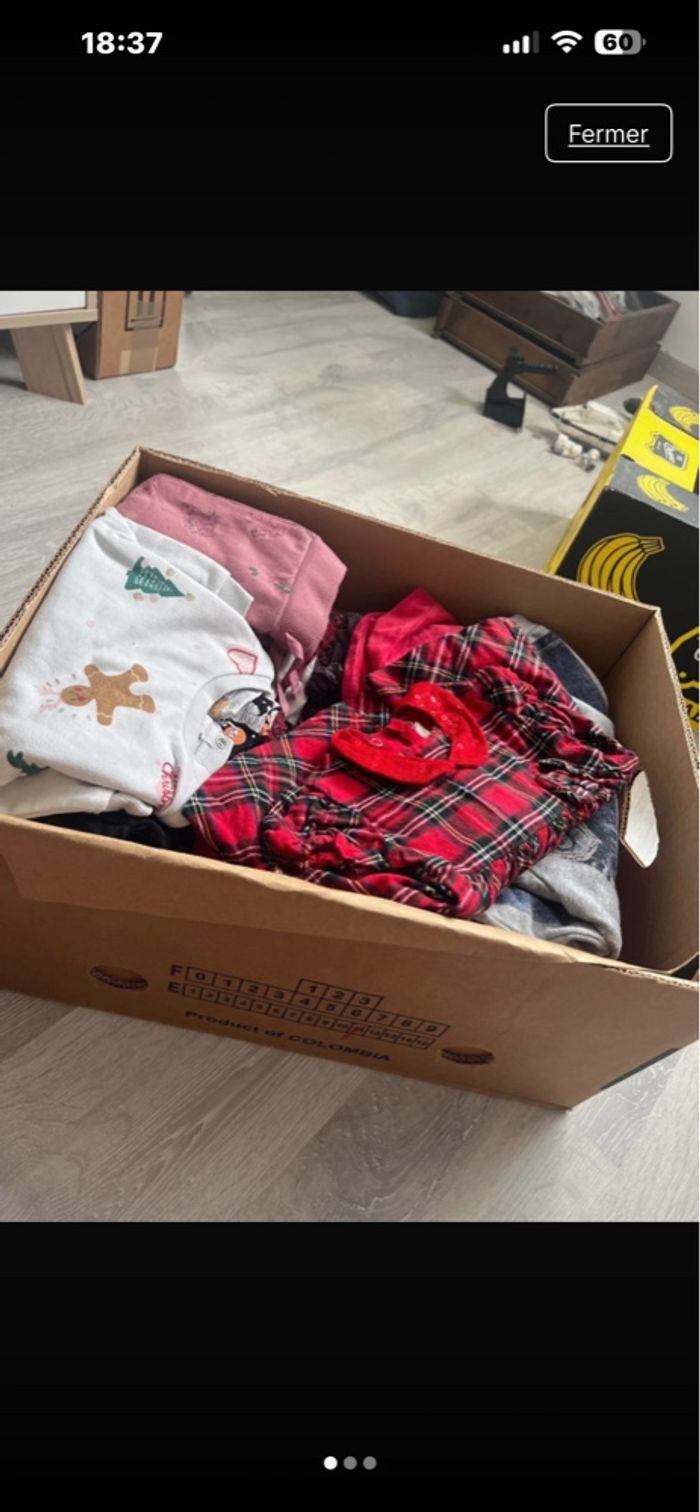 Lots de vêtements bébé