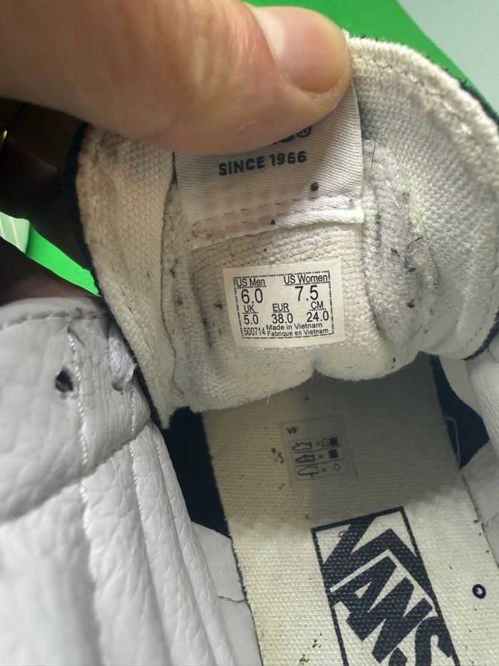 Vans baskets chaussures plate-forme taille 38 - photo numéro 8