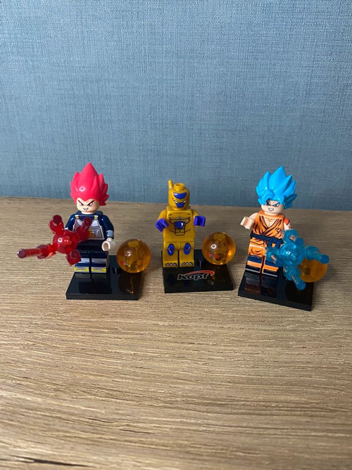 Lot de 3 figurines block dragon ball super