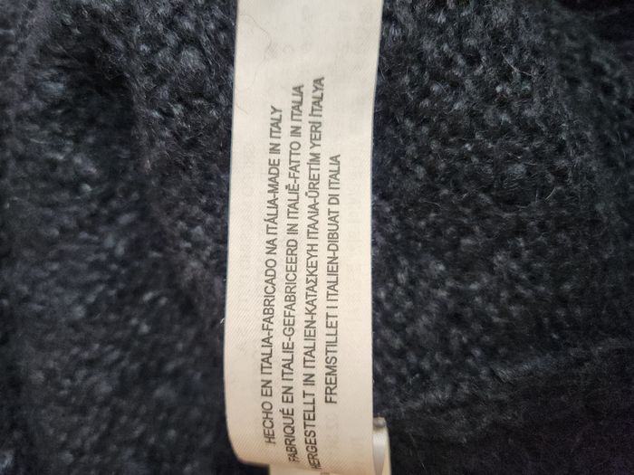 Top Massimo Dutti noir maille Alpaga - Taille S - photo numéro 5