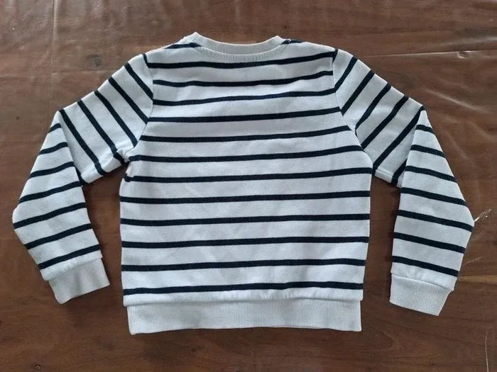 Sweat à col rond avec molleton Kiabi 6 ans - photo numéro 3