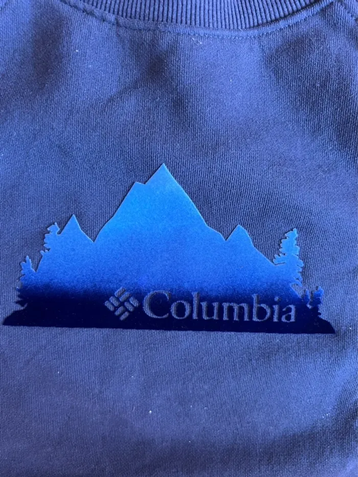 Pull Columbia bleu taille S - photo numéro 2