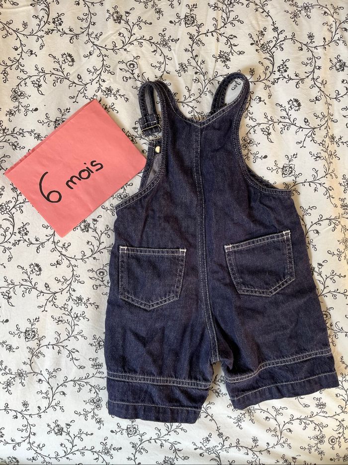 Salopette en jeans petit bateau - photo numéro 2